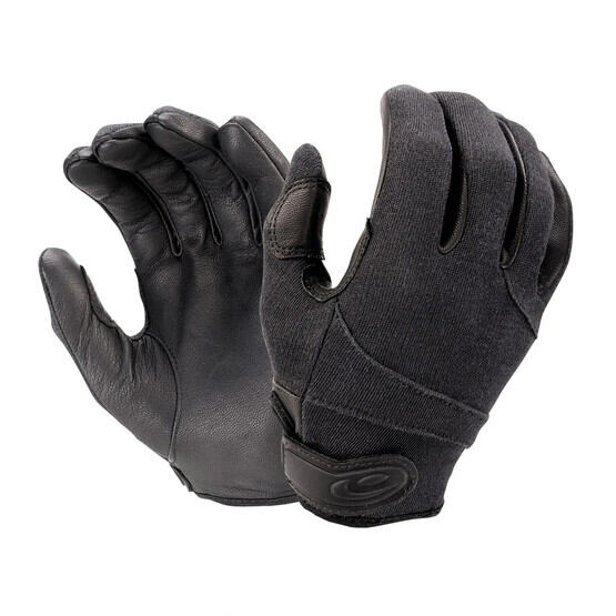 Hatch SGK100FR Street Guard Tactical Duty Gloves have protective Kevlar material on the back of the hands